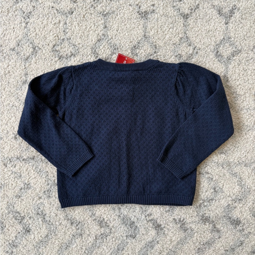 Gymboree Navy Cardigan with Red Bow | NWT | size 3T - Picture 4 of 5